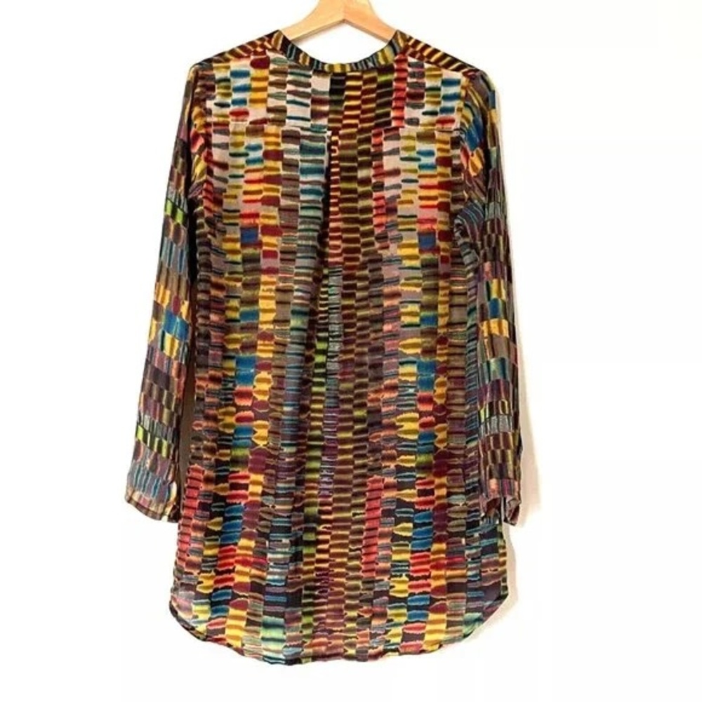 Johnny Was Embroidered V-Neck Tunic - Picture 3 of 6